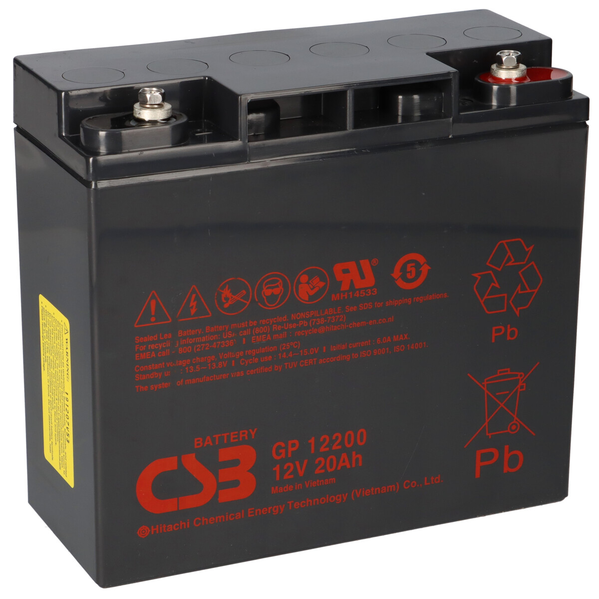 Аккумулятор gp12200 wbr