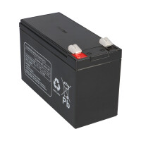 Multipower MP7-12B AGM Bleiakku 12V 7Ah Faston 6,3 mm f&uuml