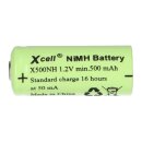 4x Akku Lady N X500NH ersetzt LR1, LR01, 4901, 4001, MX9100, 910A, E90 1,2V NI-MH 500mAh