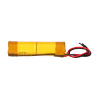 Notleuchten-Akku 2,4V 2500mAh NiCd L1x2 Faston 6,3mm 4