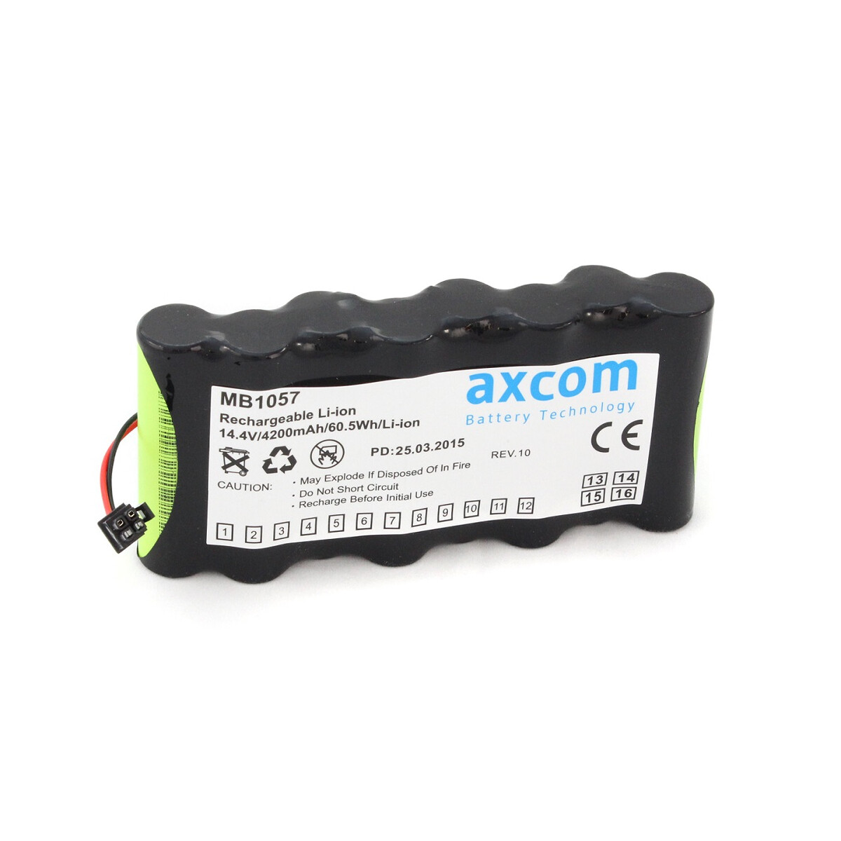 Li-Ion Akku für Siemens SC6002XL/SC6802XL/Dräger Infinity Gamma, Delta, Kappa - 14,4V 4,2Ah