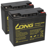 2x Kung Long WP22-12NE AGM-Akkus 12V 22A gallery