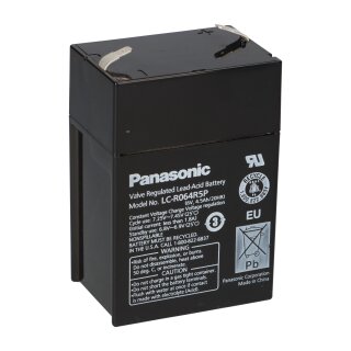 PB Akku Panasonic LC-R064R5P f&uuml;r Codan Spritzenpumpe 600 - 6V 4,5Ah