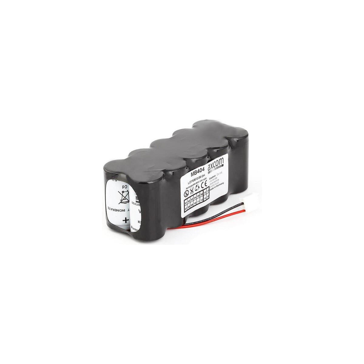 NiCd Akku für Fresenius MCM 404/ MCM 504/ Volumed VP2000/ VP5000 - 12V 1,6Ah