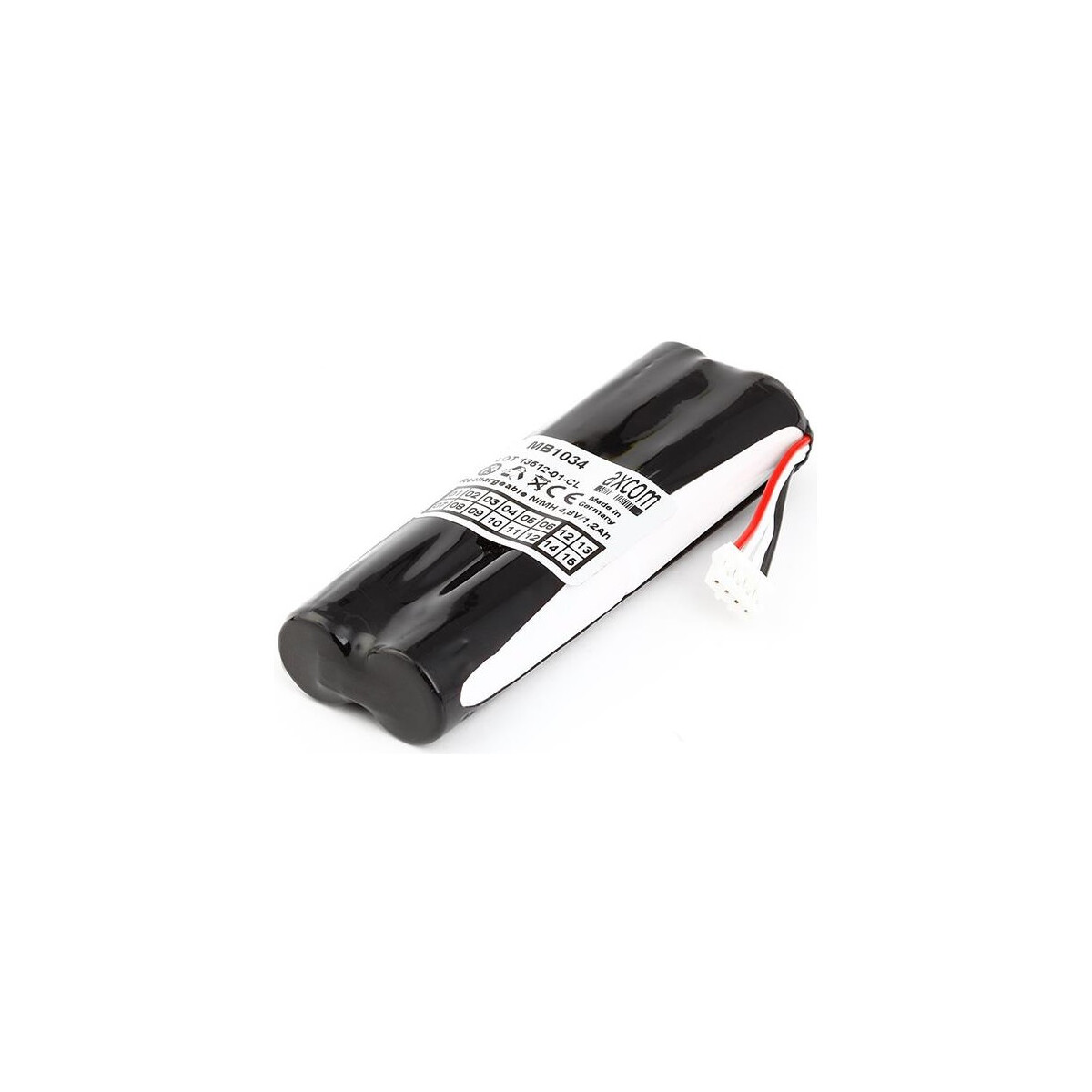 NiMH Akku für Fresenius Applix Ernährungspumpe – 4,8 V 1,2 Ah