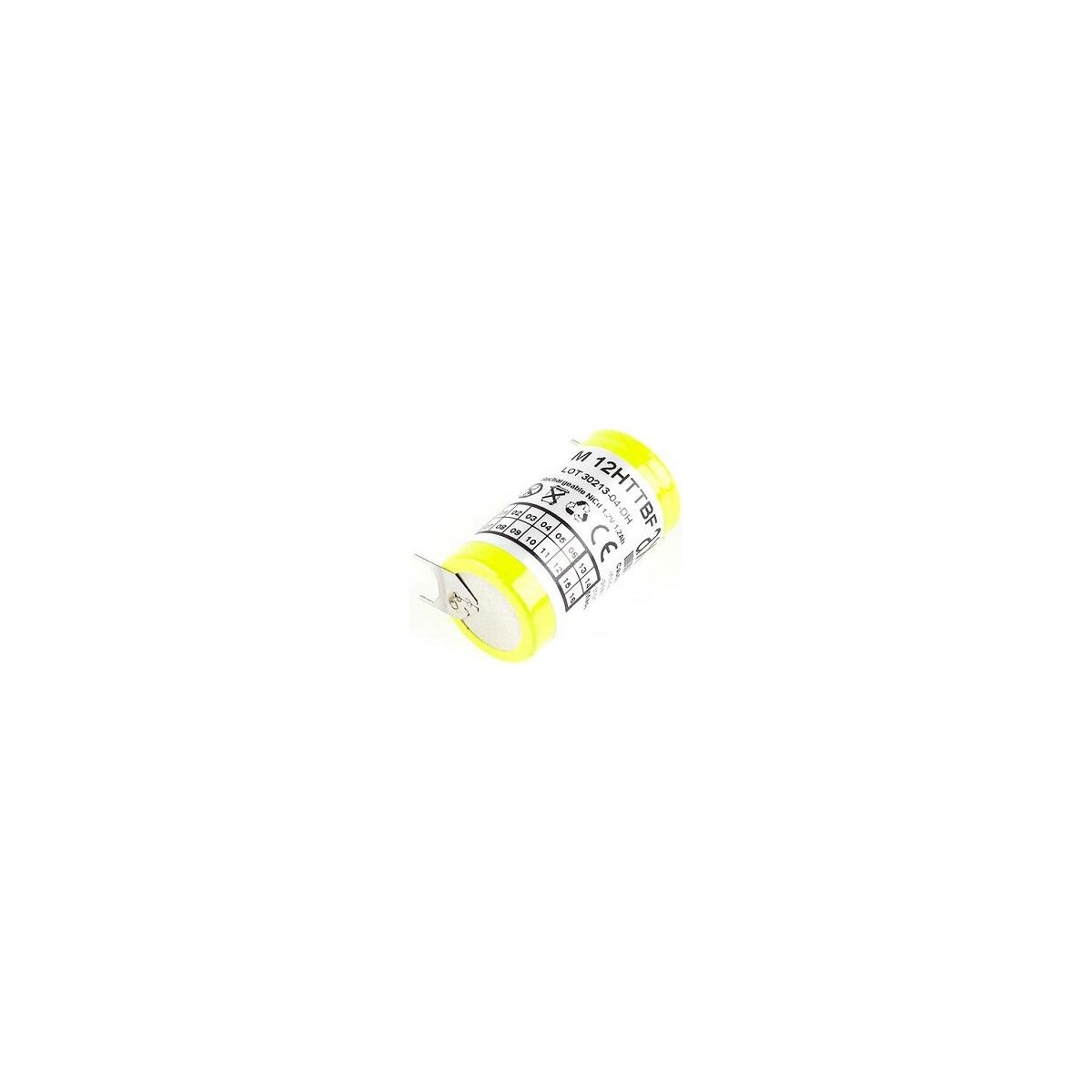 NiCd Akku für Fresenius Injectomat C/CP (VPE5) (MIT+1/-2 PIN) - 1,2V 1,2Ah