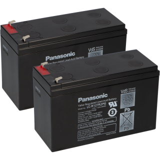 PB Akku Panasonic LC-R127R2PG1 für Hanau Med Blue 30 Hospital - 2x 12V 7,2Ah