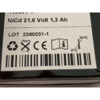 NiCd Akku für Hellige Cardiotest EK53/EK56 – 21,6