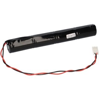 Notleuchten Akku 4,8V NiCd 4500mAh Mono L1x4 mit Kabel und Stecker