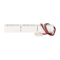 Notleuchten-Akku 3,6V 4500mAh NiCd L1x3 – Mono D &ndas