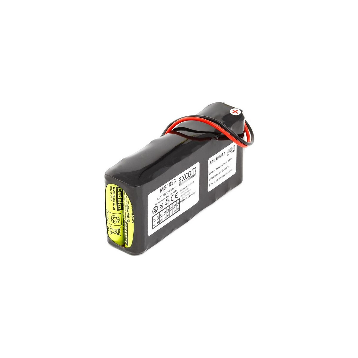 NiCd Akku für Hellige Defiport SCP12/840+ Responder 1000 - 18V 0,6Ah