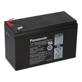 PB Akku Panasonic LC-R127R2PG1 für Hellige Patientenüberwachung Solar - 12V 7,2Ah