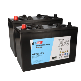 Ersatzakku Satz für Cleanfix Reinigungsmaschine RA 501 B RA 501 IBC RA 561 B 12V 76Ah GEL Akku Batterie