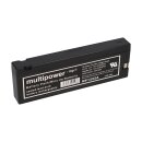 PB Akku Multipower MP1222A für Nihon Kohden Defi...