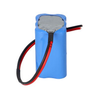 Notleuchten-Akku 7,2V 1800mAh NiMH F2x3 AA 200mm Kabel 3