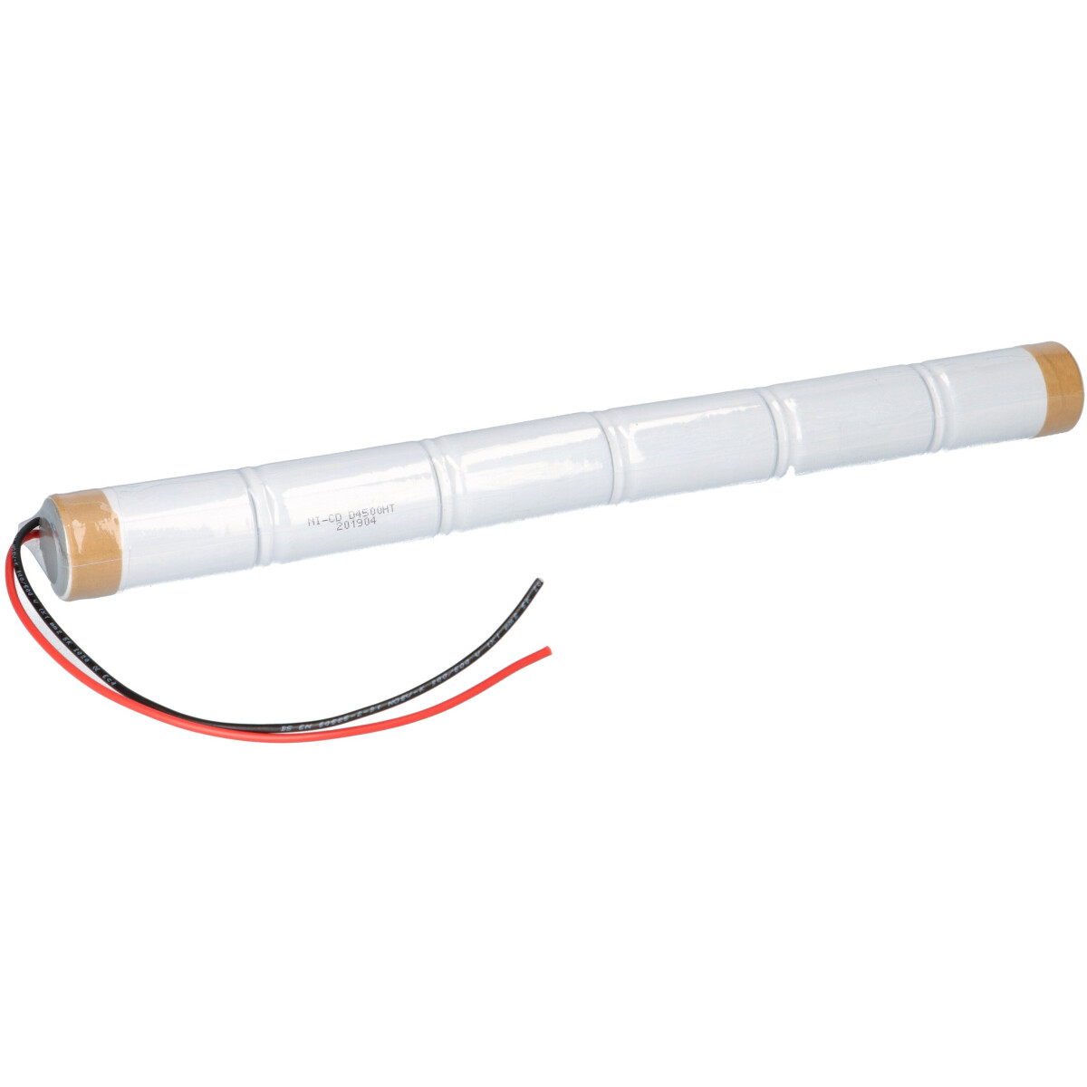 Notleuchten-Akku 7,2V 4500mAh NiCd Mono D – 20cm Kabel – L61NICD4500