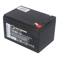 Q-Batteries 12LSX-12 12V 12,2 Ah Blei-Vlies-Akku AGM 10 Jahr