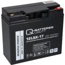 Q-Batteries 12LSX-17 12V 17Ah Blei-Vlies-Akku / AGM 10 Jahre