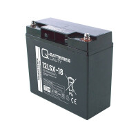 Q-Batteries 12LSX-18 AGM Akku 12V 19,6Ah productbox