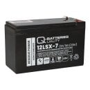 Q-Batteries 12LSX-7 12V 7Ah Blei-Vlies-Akku / AGM 10 Jahre