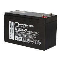 Q-Batteries 12LSX-7 12 V 7 Ah AGM 10-Jahres-Akku 6