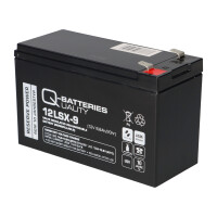 Q-Batteries 12LSX-9 12 V 8,8 Ah AGM 10-Jahres-Akku 6