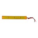 Akkupack 4,8V 4000mAh C NiMH Notleuchten HT 20cm Kabel L1x4