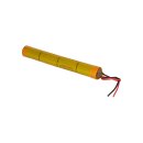 Akkupack 4,8V 4000mAh C NiMH Notleuchten HT 20cm Kabel L1x4