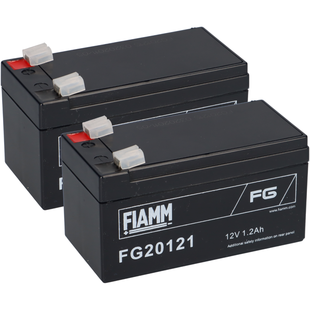 PB Akku 2x Fiamm FG20121 - 12V 1,2Ah
