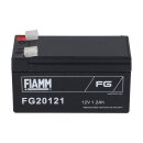 PB Akku 2x Fiamm FG20121 - 12V 1,2Ah