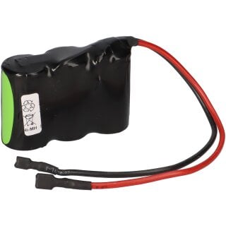 Notleuchtenakku NiMH 3,6V 4000mAh F1x3 Baby C mit Kabel,Faston -4,8mm / +6,3mm