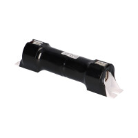 Notleuchten-Akku 2,4V 4500mAh NiCd L1x2 D Faston mit Endkapp