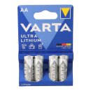 40x Varta Ultra Lithium AA Mignon Batterie 10x 4er...