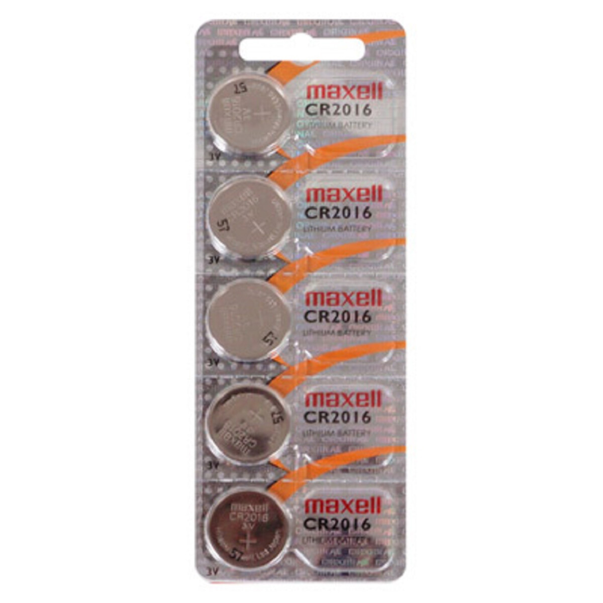 Maxell CR2016 Lithium Knopfzelle 3V 5er Blister