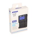 Xtar VC4 Ladegerät mit LCD Display für Li-Ion...