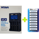 Kraftmax BC-4000 Pro Akku & USB Ladegerät 4x LSD Plus Micro AAA 930mAh Akkus Box