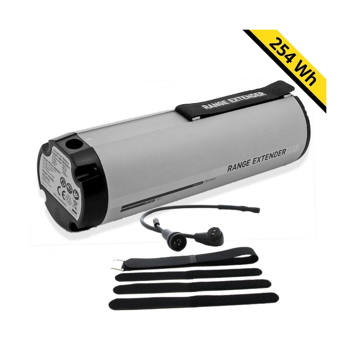 SET E-Bike Akku Range Extender 7Ah 36V 207Wh + Kabelkit 27786