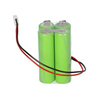 Notleuchten-Akku 4,8V 1800mAh NiMH 32 cm Kabel 4