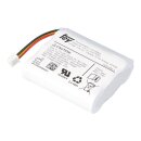 Li-Ion Akkupack 3,6 V 8,7 Ah (29 Wh) 1S3P – Panasonic NCR18650TB, Kabel & Stecker