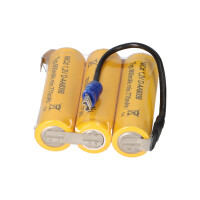 Notleuchten-Akku 3,6V 800mAh NiCd F3x1 – AA/Mignon &nd