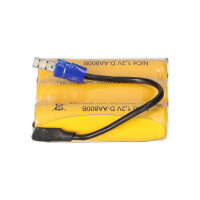 Notleuchtenakku 3,6V 800mAh NiCd F3x1 – AA/Mignon &nda