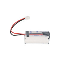 Saft Notleuchten-Akku 2,4V 4000mAh NiMH F1x2 JST-VHR-2N-200 