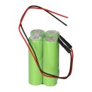 Akkupack für Notbeleuchtung NiMH 4,8V 1800mAh AA L2x2 Kabel 20cm