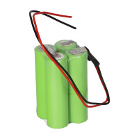 Notleuchten-Akku 4,8V 1800mAh NiMH L2x2 AA / Mignon 7