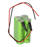 Akkupack für Notbeleuchtung NiMH 4,8V 1800mAh AA L2x2 1