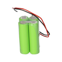 Notleuchten-Akku NiMH 4,8V 1800mAh AA L2x2 Kabel 20cm 4