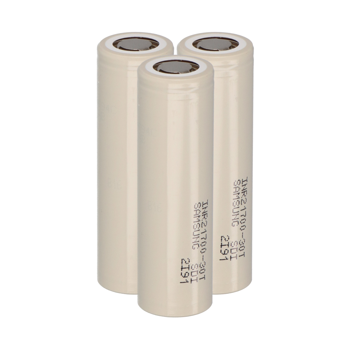 3x Samsung INR21700-30T 3,6V 3000mAh 35A Li-Ion-Akku