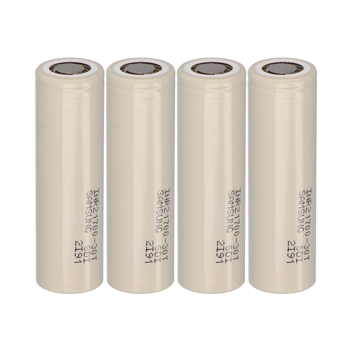 4x Samsung INR21700-30T 3,6V 3000mAh 35A Li-Ion-Akku
