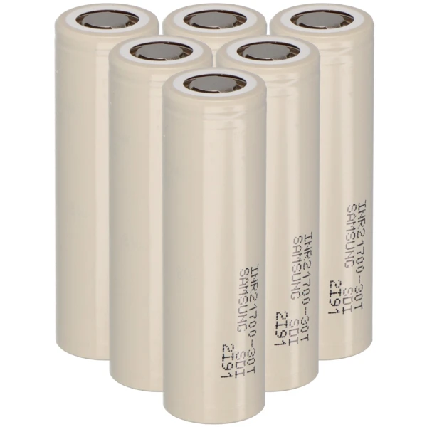 6x Samsung INR21700-30T 3,6V 3000mAh 35A gallery