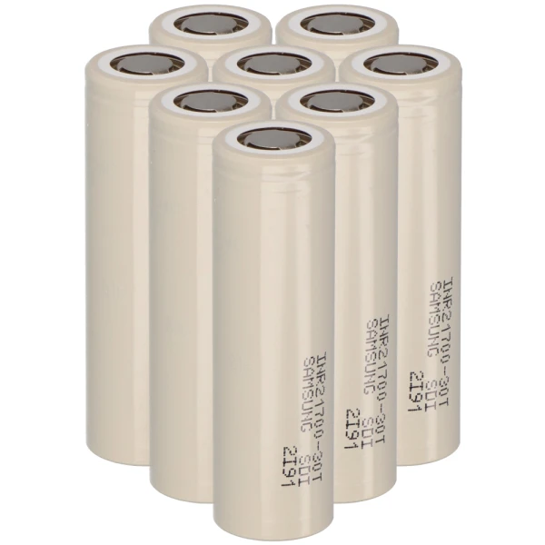 8x Samsung INR21700-30T 3,6V 3000mAh 35A gallery